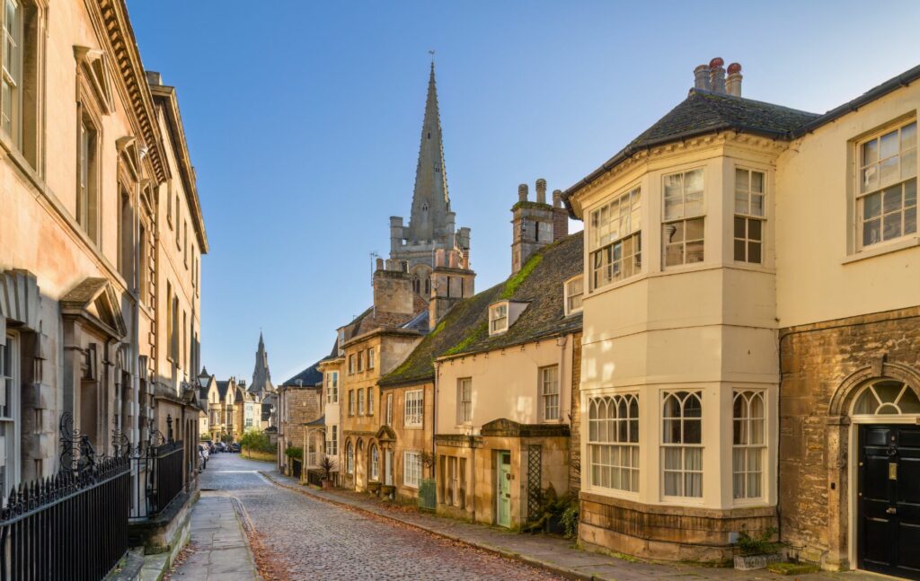 Stamford, Lincolnshire is considered one of the best market towns in the East Midlands,
