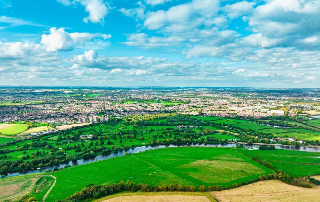 Commuting to London from Nottingthamshire, view of River Trent