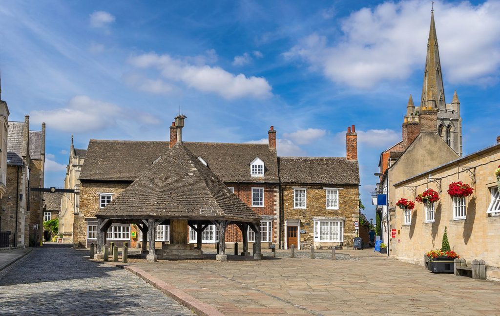 The town of Oakham in Rutland